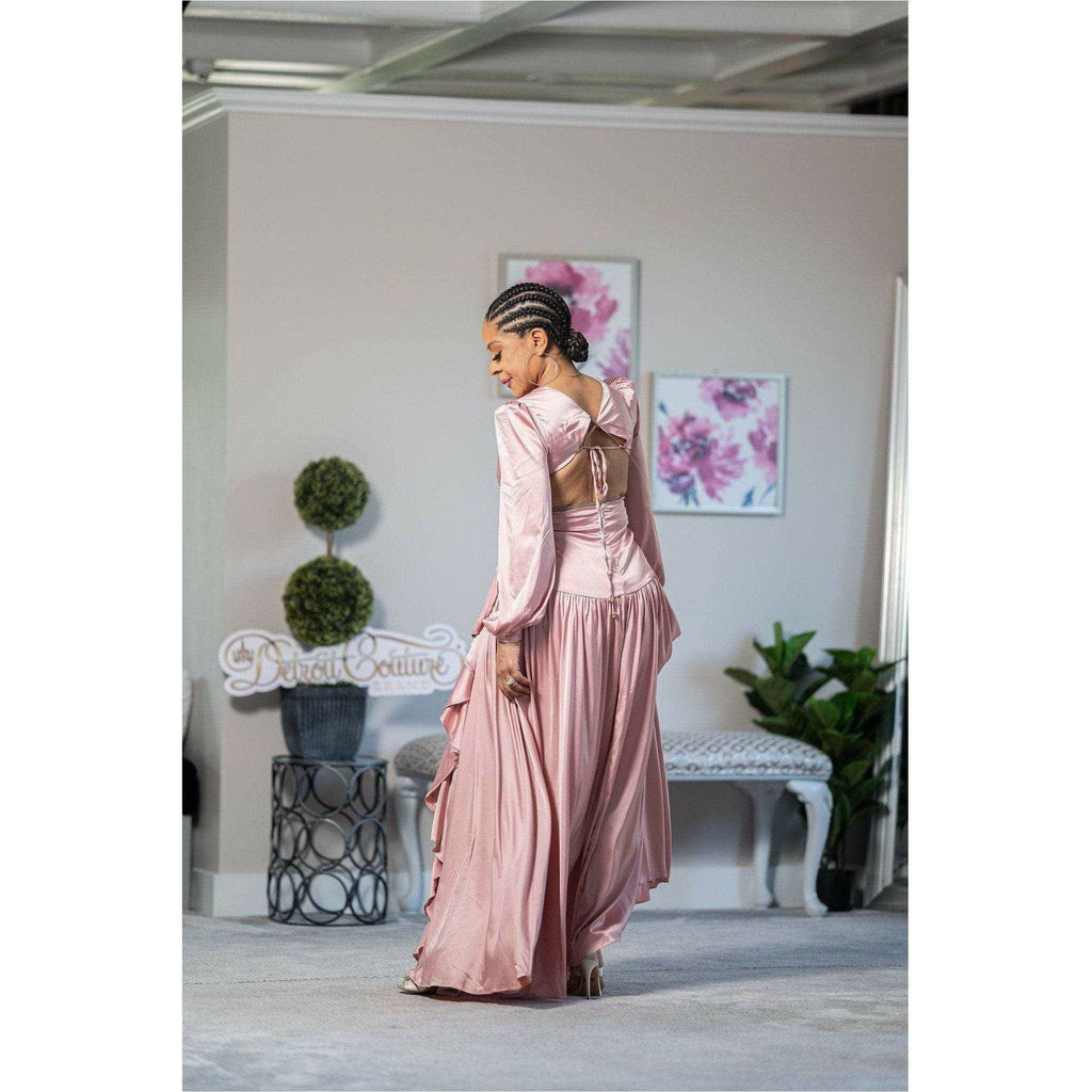 Detroit Couture Dresses Show stopper  Blush Pink